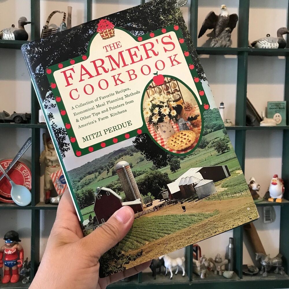 FARMERS' COOKBOOK 1st Ed Signed by Mitzi Purdue wife of Frank Purdue 1990